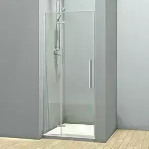 Душевая дверь Veconi Vianno 120x195 стекло прозрачное, профиль хром (VN73-120-01-C4)