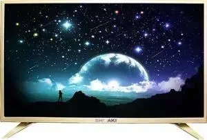 Телевизор SHIVAKI US43H1401 Gold (43", Full HD, Smart TV, Android, Wi-Fi, золотистый)