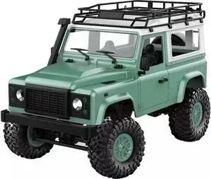 Радиоуправляемая машина MN MODEL английский внедорожник Defender (зеленый) 4WD 2.4G 1/12 RTR - MN-90G