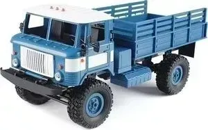 Радиоуправляемая машина MN MODEL ГАЗ-66 грузовая (синяя) 4WD 2.4G 1/16 RTR - MN-66B