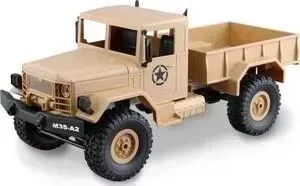 Радиоуправляемая машина MN MODEL военный грузовик (песочный) 4WD 2.4G 1/16 RTR - MN-35Y