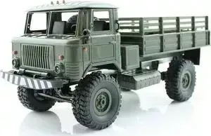 Радиоуправляемая машина WPL ГАЗ-66 грузовая (зеленая) 4WD 2.4G 1/16 KIT - B-24KM-G