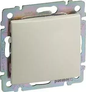 Выключатель Legrand одноклавишный Valena 10A 250V IP44 слоновая кость 774101