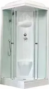 Душевая кабина Royal Bath НР 80x80x217 стекло белое/прозрачное (RB80HP6-WT)