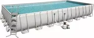 Бассейн каркасный BESTWAY 56623 BW 956х488х132 см 52231л песочн.фил-нас 7571 л/чтент лестница