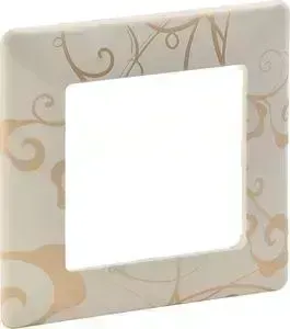 Рамка Legrand 1-постовая Valena Life Ампир бежевый 754111