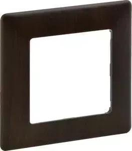 Рамка Legrand 1-постовая Valena Life Темное дерево 754171