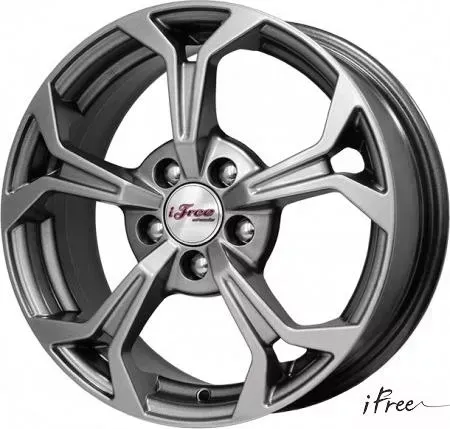 Диск автомобильный iFree Эрнесто 6.5X15/5X114.3 ET43 D67.1 Блэк-Джек