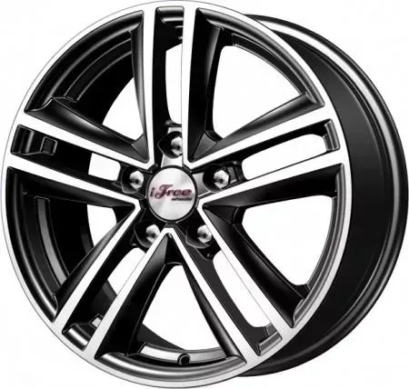 Диск автомобильный iFree Катар 6.5X16/5X114.3 ET50 D67.1 Блэк-джек