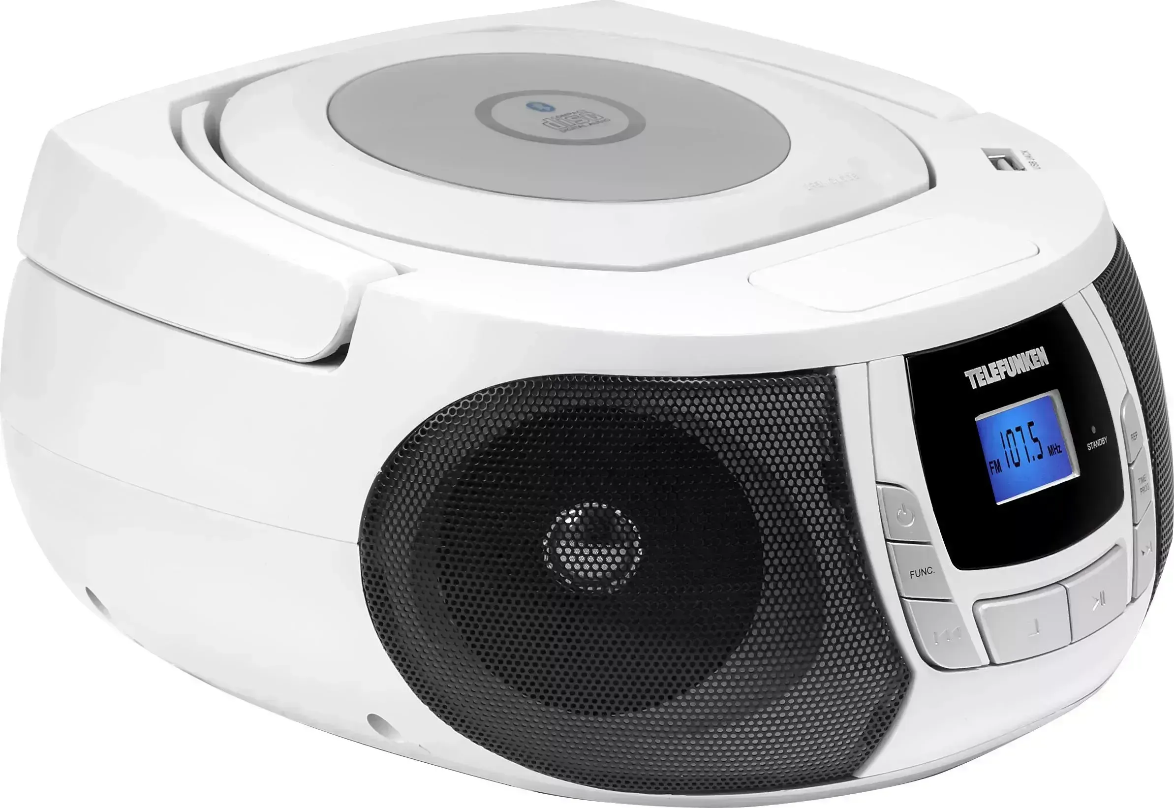 Магнитола TELEFUNKEN TF-CSRP3498B White/Black