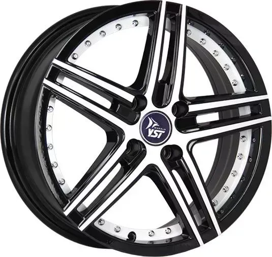 Диск автомобильный РаспродажаУценка X-1 YST 6.5X16/5X114.3 ET46 D67.1 B+W+WSI*(Механические повреждения)