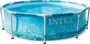 Бассейн каркасный INTEX 28208 Metal Frame 305x76 см Beachside 4485 л, фил.-насос 1250 л/ч