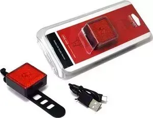 Велофонарь задний GACIRON W08-40A 40lm чёрный one size