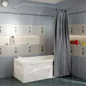 Карниз для ванны RADOMIR Г-образный шторы на прямоугольную ванну 160x75 (1-12-2-0-0-983)