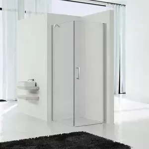 Душевой уголок Vincea Orta VSR-1O 80x80x190 профиль хром, стекло прозрачное (VSR-1O8080CL)