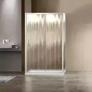 Душевой уголок Vincea Garda VSR-1G 110x80x190 профиль хром, стекло шиншилла (VSR-1G8011CH)