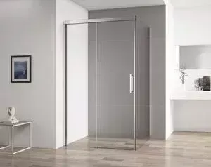 Душевой уголок CEZARES Duet Soft 100x100x195 левый, прозрачный (DUET SOFT-A-1-100/100-C-Cr-L)