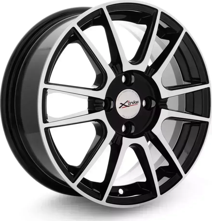 Диск автомобильный X'trike X-1276,0\R15 4*100 ET45d67,1BK/FP[] 6,0//R15