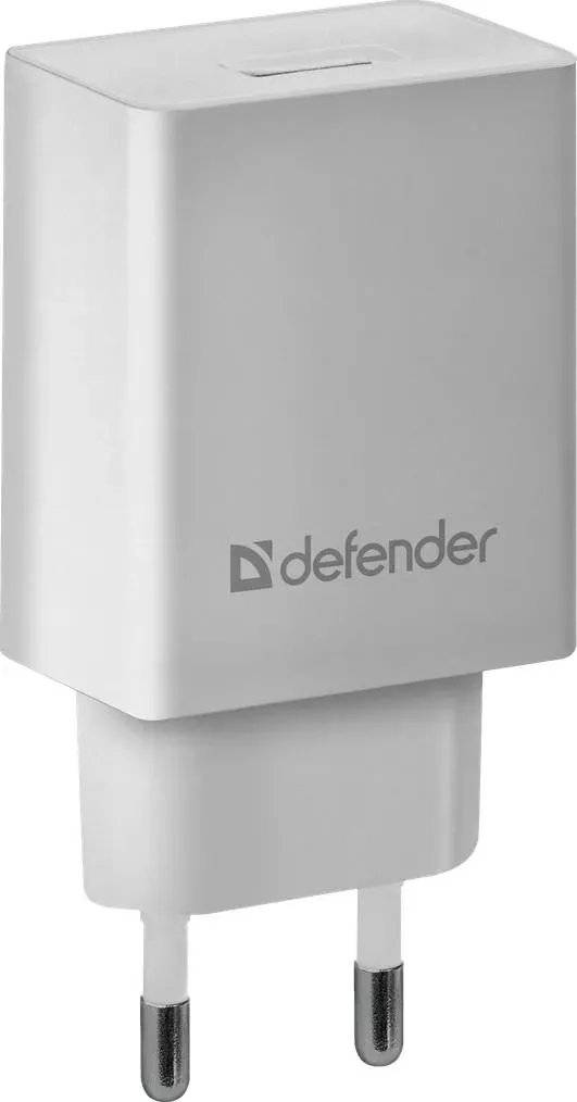 Сетевой адаптер DEFENDER EPA-10 белый, 1хUSB, 5V/2.1А, пакет 83549