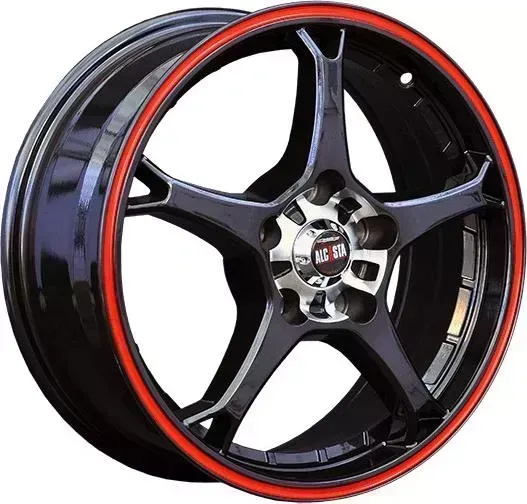 Диск автомобильный РаспродажаУценка M11 ALCASTA 6.5X16/5X114.3 ET45 D66.1 BKRS*(Дефект ЛКП)