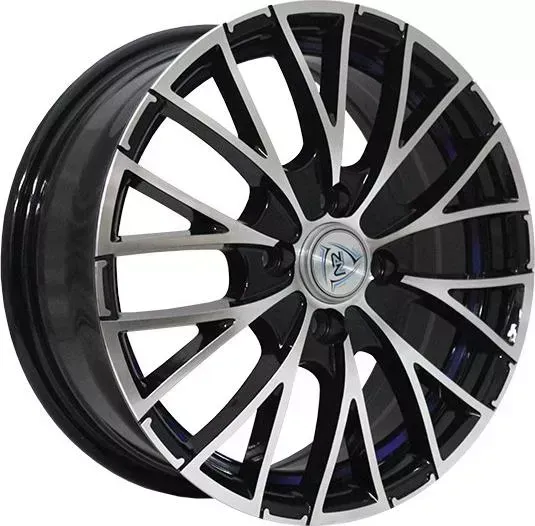 Диск автомобильный РаспродажаУценка F-2 NZ 6X15/4X114.3 ET43 D67.1 BKFBSI*(Механические повреждения)