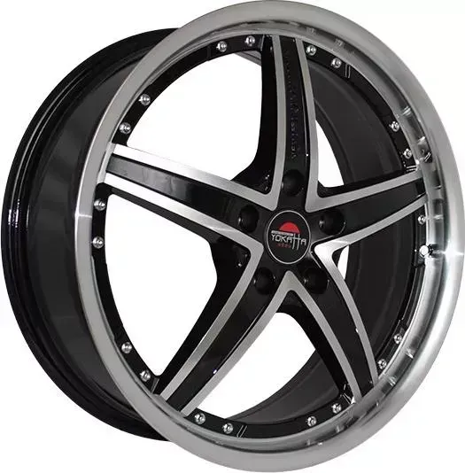 Диск автомобильный РаспродажаУценка MODEL-55 YOKATTA 7X18/5X114.3 ET40 D66.1 BKFPL*(Дисбаланс)