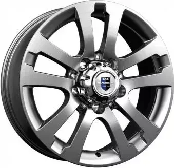 Диск автомобильный КиК Сахара-Patriot 7X18/5X139.7 ET35 D108.5 дарк-платинум