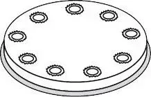 Насадка FIMAR для MPF 2,5/MPF (MPF25N235M) BUCATINI (ACTRMPF5)