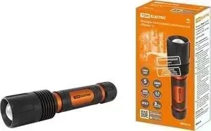 Фонарь TDM ELECTRIC Титан 1 20 Вт 1 светодиод CREE 2000 лм, 2x18650 3.7 В 2200 мА*ч, IPX7, ЗУ,