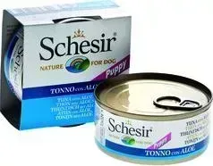 Консервы Schesir для ЩЕНКОВ ТУНЕЦ+АЛОЕ 150 г (132.С688)