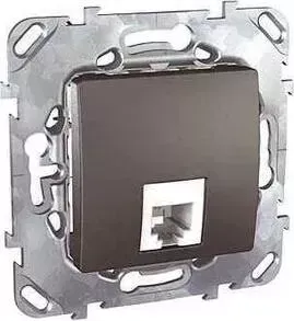 Розетка Schneider Electric телефонная RJ11 Unica MGU5.492.12ZD