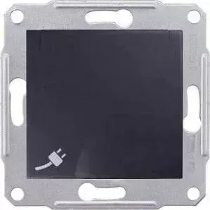Розетка Schneider Electric Sedna с/з со шторками и крышкой 16A 250V SDN3100170