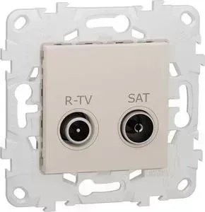 Розетка Schneider Electric R-TV/SAT одиночная Unica New NU545444