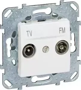 Розетка Schneider Electric TV-FM одиночная Unica MGU5.451.18ZD