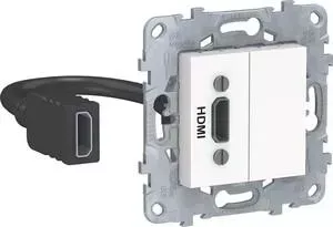 Розетка Schneider Electric компьютерная HDMI Unica New NU543018