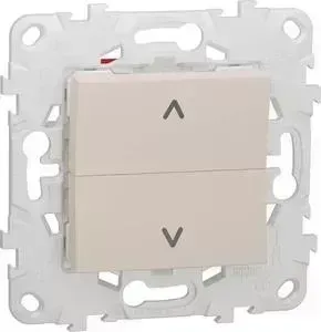 Выключатель Schneider Electric двухклавишный Unica New NU520744