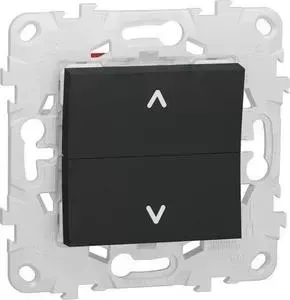 Выключатель Schneider Electric двухклавишный Unica New NU520754