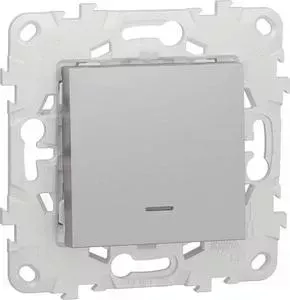 Выключатель Schneider Electric одноклавишный Unica New NU520130N