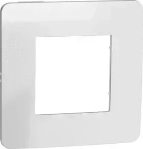 Рамка Schneider Electric 1-постовая Unica New NU280255