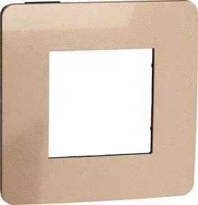 Рамка Schneider Electric 1-постовая Unica New NU280258