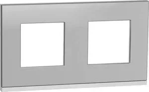 Рамка Schneider Electric 2-постовая Unica New NU600480