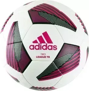 Мяч футбольный ADIDAS Tiro Lge Tb FS0375, р.5, 32 пан., IMS, ТПУ, термосшивка, бело-красно-черный