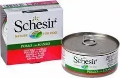 Консервы Schesir для собак ФИЛЕ ЦЫПЛЕНКА+ ГОВЯДИНА 150 г (132.С682)