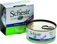 Консервы Schesir для ЩЕНКОВ ЦЫПЛЁНОК+АЛОЕ 150 г (132.С689)