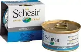 Консервы Schesir для кошек, ТУНЕЦ в собственном соку, 85 г (132.С168)