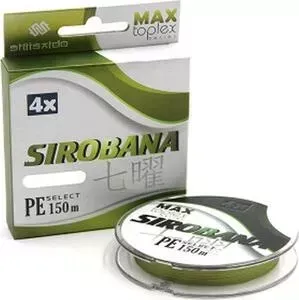 Леска плетёная Shii Saido Sirobana 4X, L-150 м, d-0,330 мм, test-15,86 кг, olive