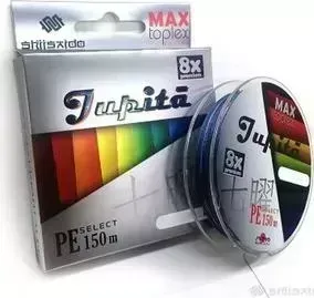 Леска плетёная Shii Saido Jupita 8X, L-150 м, d-0,128 мм, test-5,44 кг, multicolor
