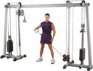 Кроссовер Body Solid с двумя весовыми стеками по 72.5 кг (GDCC250)