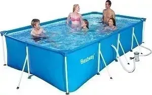 Бассейн каркасный BESTWAY 56424 BW 400х211х81 см 5700 л.фильтр-насос 1249 л/ч