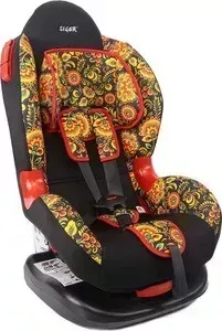 Автокресло SIGER ART Кокон хохлома, 1-7 лет, 9-25 кг, группа 1/2